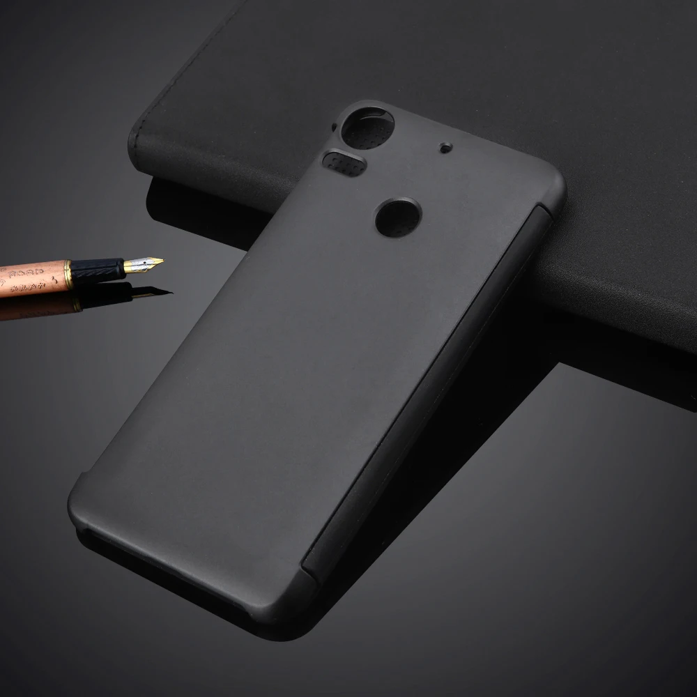 Чехол-книжка в горошек с функцией автоматического сна для HTC Desire 10 | Мобильные