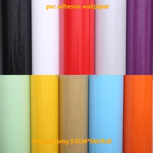 Виниловые самоклеящиеся обои, рулон обоев для мебели, ванной, кухни, ПВХ-Стикеры, обои из фольги, мебельная пленка, дверь гардероба, 0,61*5 м