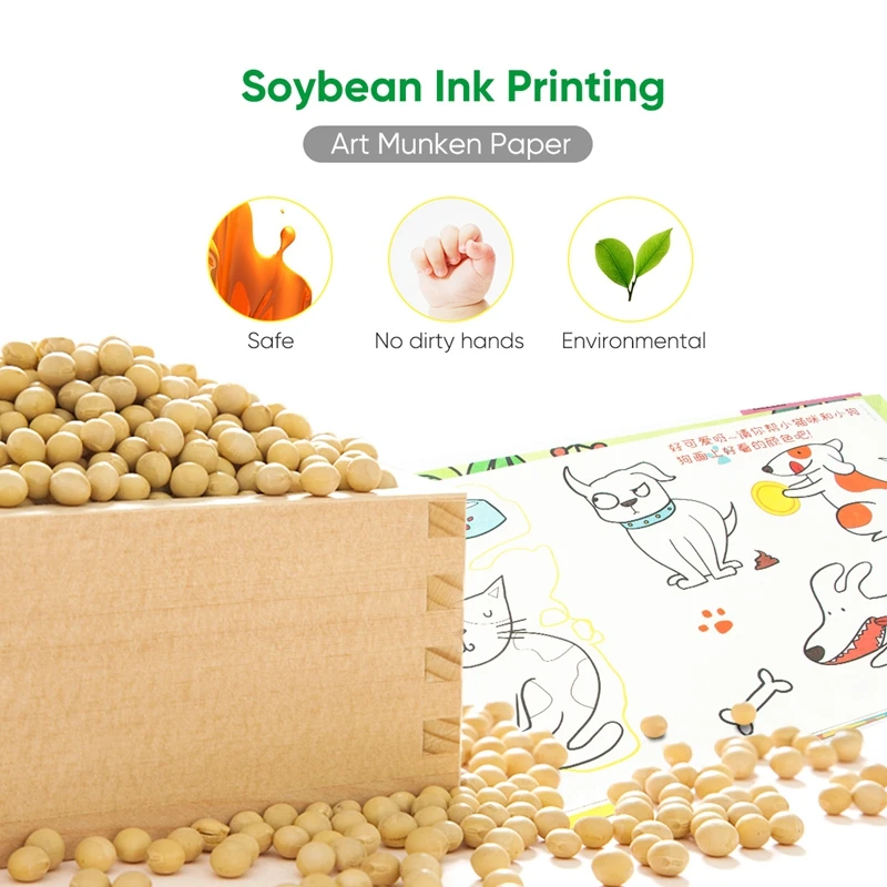 Robud Coloring Books for Children Drawing Toys Kids &amp Toddler Color perception Early Learning Gifts Preschool TS702 | Игрушки и хобби