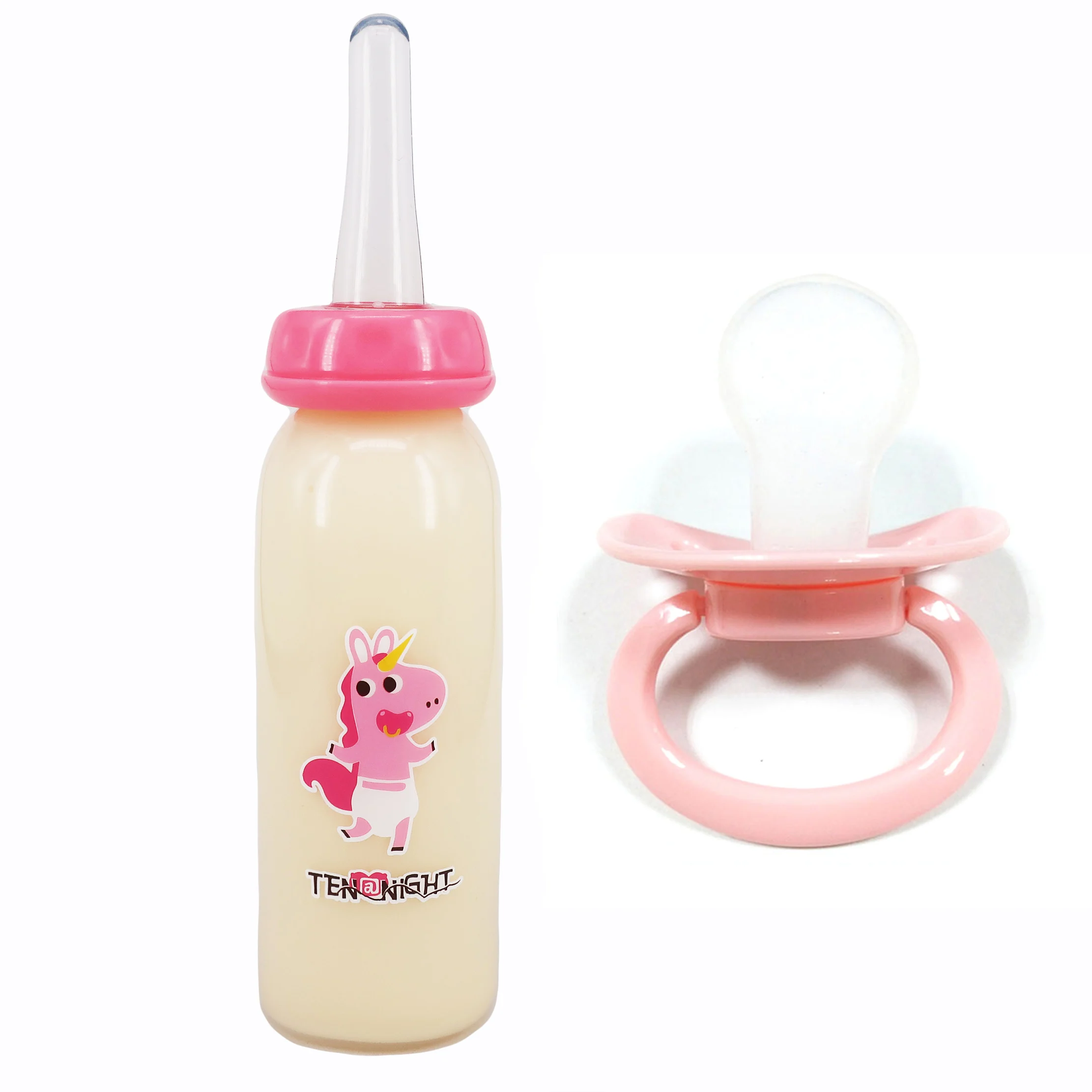 Детская Бутылочка для взрослых с соской для взрослых ABDL игрушки для взрослых - Цвет: Розовый