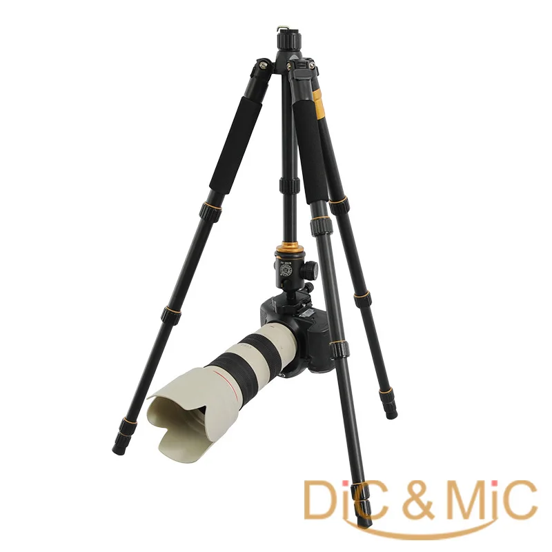 DHL Q666 Pro QZSD-02 Professional Photographic Portable Tripod &amp Monopod Set For Digital SLR Camera Only 35cm Load Bearing 15Kg |