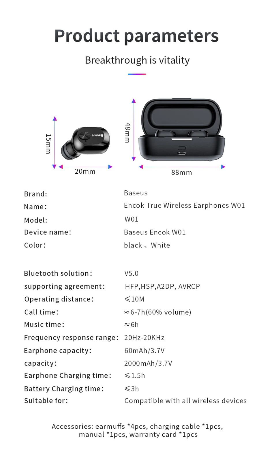 Baseus TWS 5,0 Bluetooth наушники беспроводные наушники настоящие Беспроводные наушники с микрофоном гарнитура-вкладыши для iPhone Xiaomi