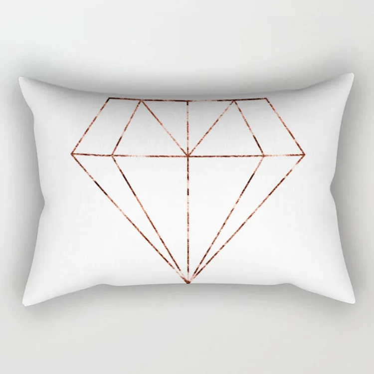 4--NO Pillow core SENNLLJUNG 30*50 см прямоугольник Терилен декоративные пледы наволочка с геометрическим узором полосатый принт Цветок Наволочка для дома - Цвет: 4--NO Pillow core