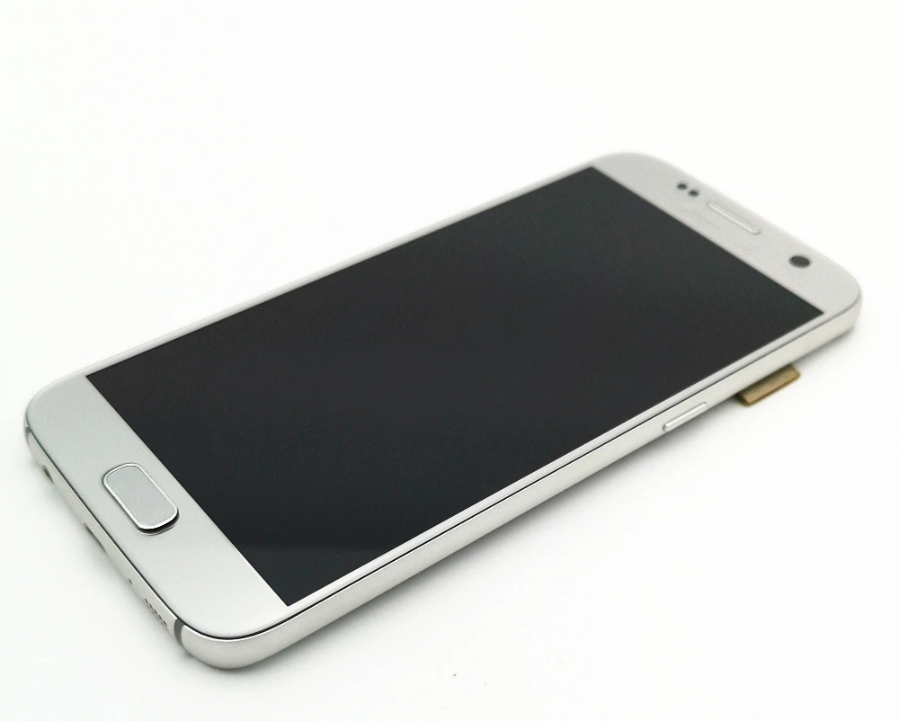 Супер AMOLED ЖК-дисплей для samsung Galaxy S7 G930 G930F ЖК-дисплей кодирующий преобразователь сенсорного экрана в сборе