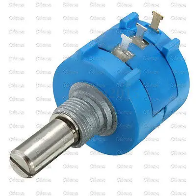 2PCS 3590S-2-502L Rotary Wirewound Precision Potentiometer Pot 10 Turn 5K Ohm | Электроника
