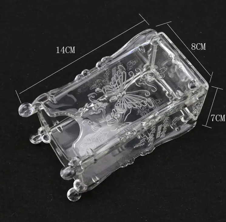 1 шт. прозрачный хлопковый коврик косметический Органайзер для макияжа чехол