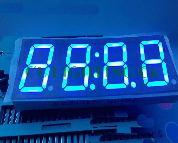 Лучшая цена 2 5 дюймовый 7 сегментный 4 значный супер красный 0 8 дюйма светодиодный