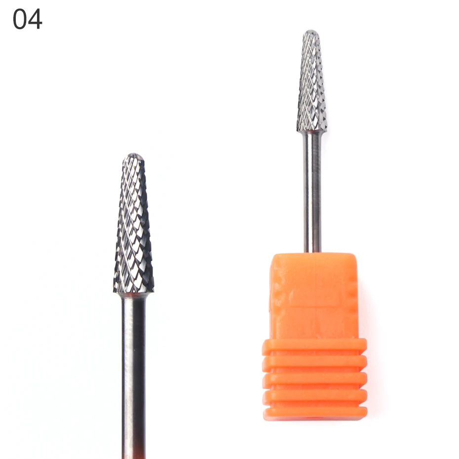 1pcs Cutter For Manicure Tungsten Carbide Burrs Nail Drill Bits Milling Machine Electric Rotary Nail Drill Accessories JI1014 - Цвет: 04