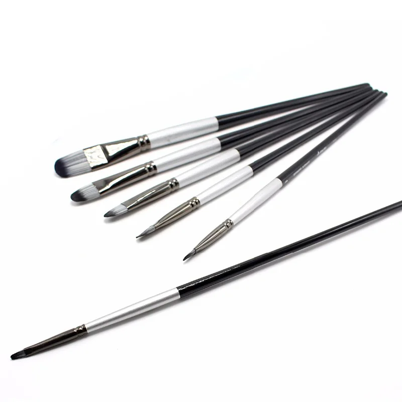 Высококачественная нейлоновая кисть для акриловых красок краска маслом набор