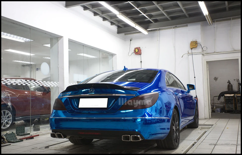 Стиль renntech углеродное волокно задний багажник спойлер для Benz класс CLS CLS250 CLS350 CLS63 2012- год W218 автомобиль спойлер заднего крыла