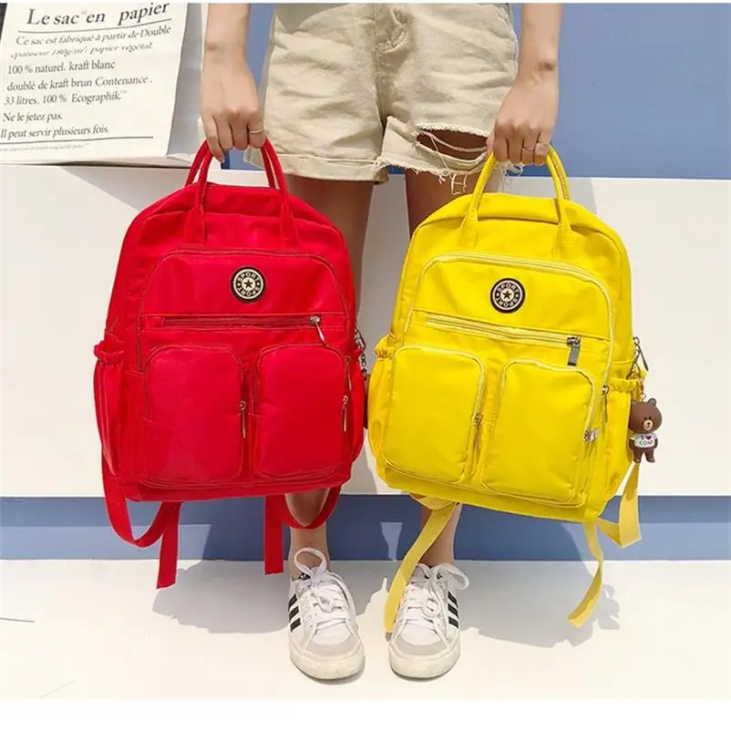 

BANGE Women High Capacity Waterproof Backpack School Bags For Teenage Girls Boys School Bag Travel Bag Laptop Backpacks Mochilas