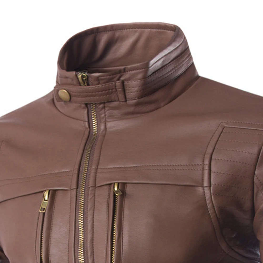 Herobiker винтажная мотоциклетная куртка в стиле ретро мужская из искусственной кожи