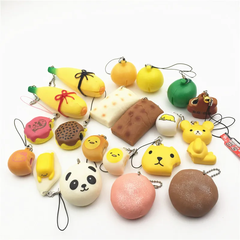 Сжимаемые смешанные новые игрушки каваи сжимаемые медленно поднимающиеся