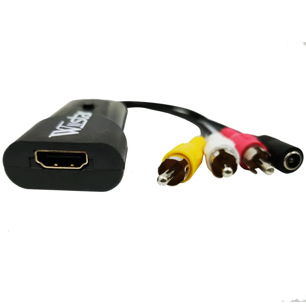 WIISTAR HD 1080P для HDMI AV/RCA CVBS мини-адаптер HDMI2AV Hdmi AV(CVBS) PS3/PC/VCR/NTSC | Электроника