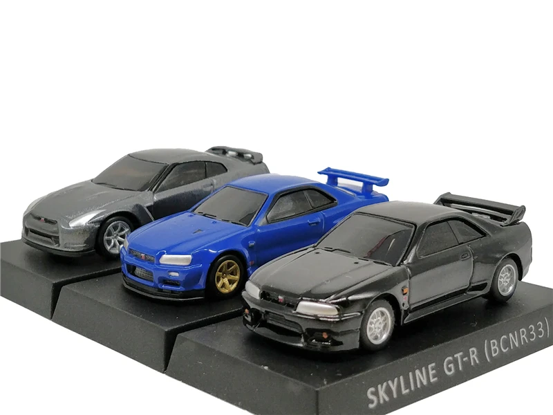 1: 72 Nissan Skyline R33 R34 R35 литая модель автомобиля