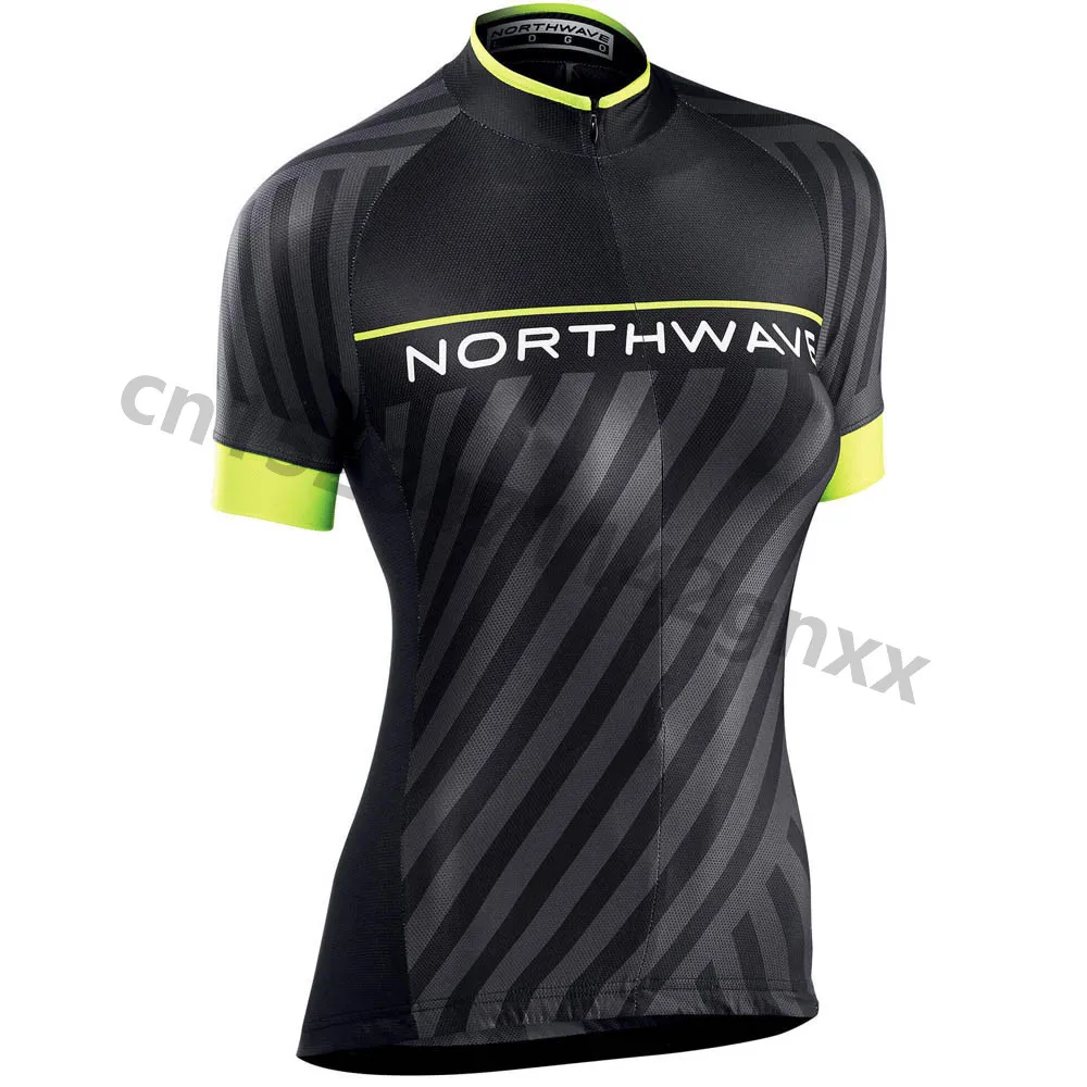 Новинка, бренд Northwave NW, велосипедная майка pro team, Женский комплект с коротким рукавом, дышащий, mtb, велосипед, нагрудник, шорты, Майо, ropa ciclismo mujer - Цвет: 16