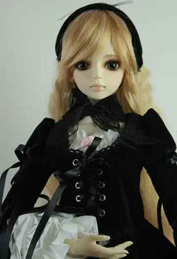 Кукольные аксессуары одежда bjd 1/3 1/4 1/6 Женская Девушка Suigintou аналогичное платье
