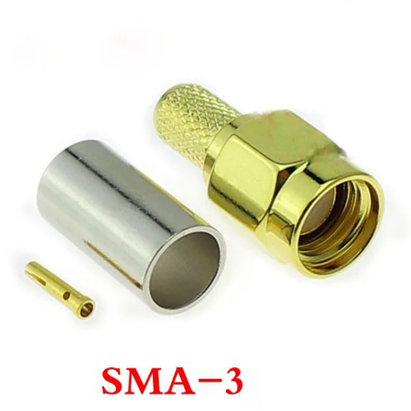 20 шт. 50 3 Φ коннектор SMA обратной полярности (гнездовое отверстие для винта)