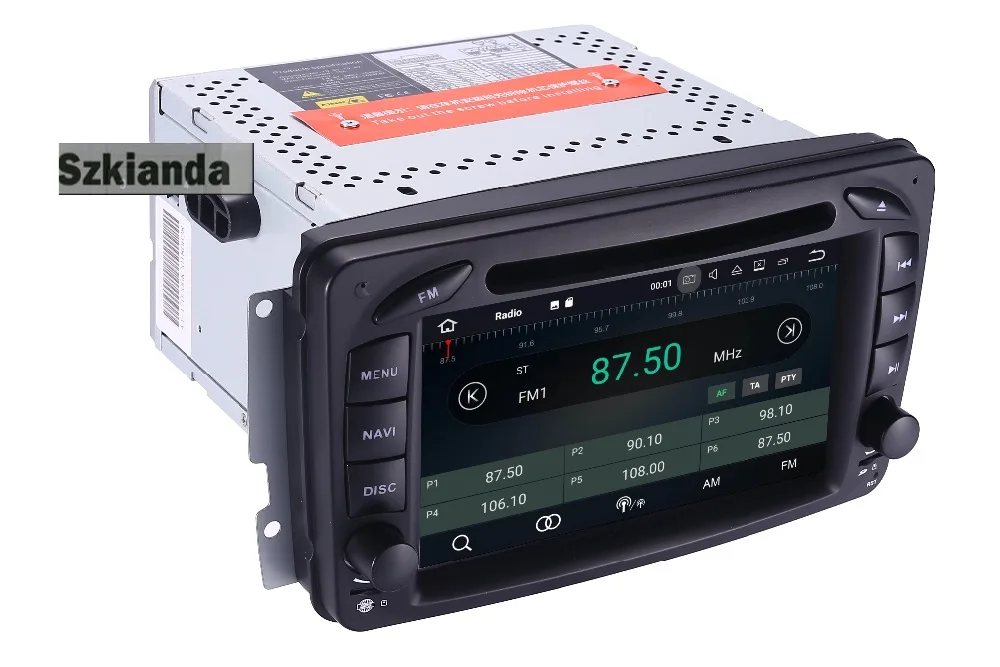 Автомобильный DVD плеер 4 Гб ОЗУ 64 ПЗУ 8 ядер Android 10.0 для Mercedes Benz CLK W209 W203 W463 W208 Wi Fi 3G GPS