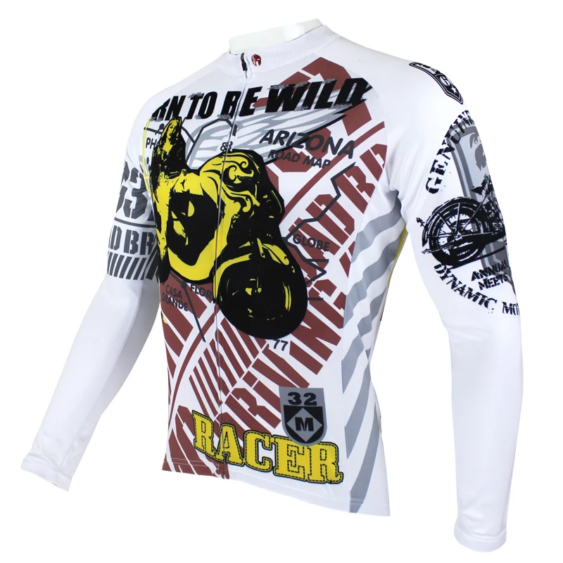 Мужская велосипедная рубашка с длинным рукавом PALADIN &quotRN TO BE WILD&quot | Спорт и