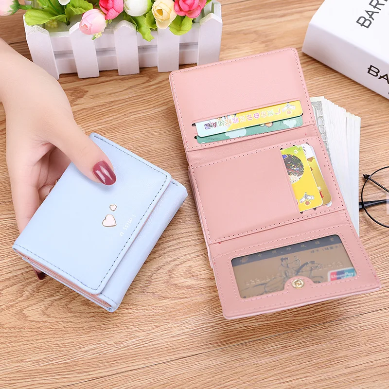 Новинка Модный женский кошелек переносной лаконичный из искусственной кожи