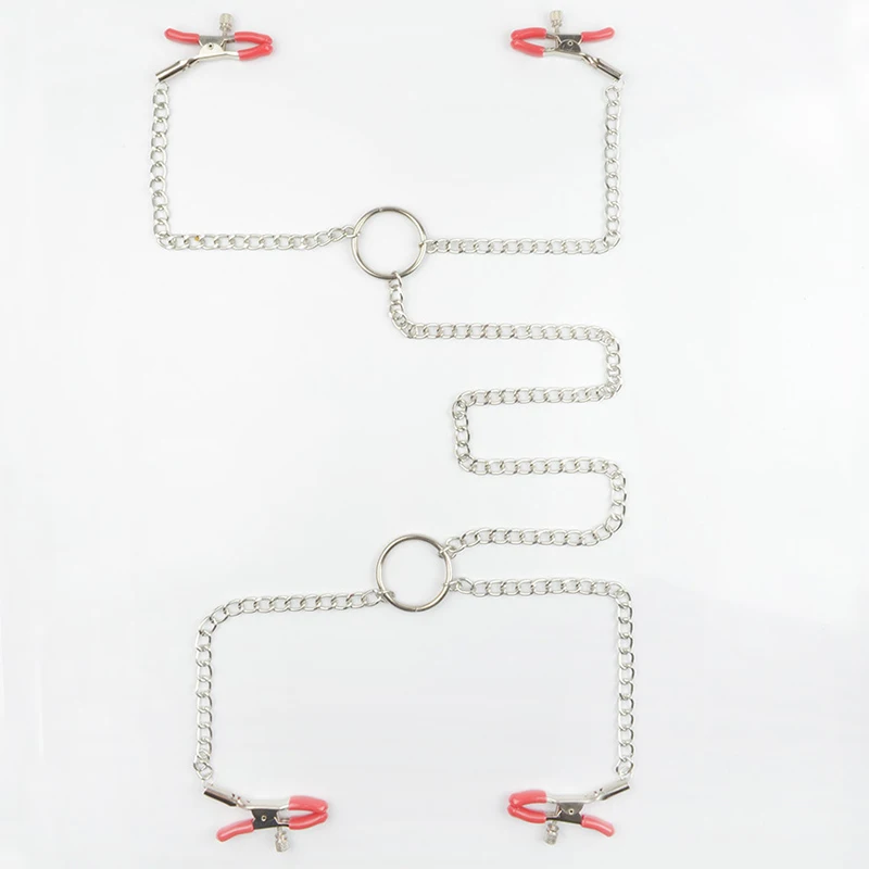 Зажимы для связывания с 4 зажимами груди отличный инструмент ограничения пар SM