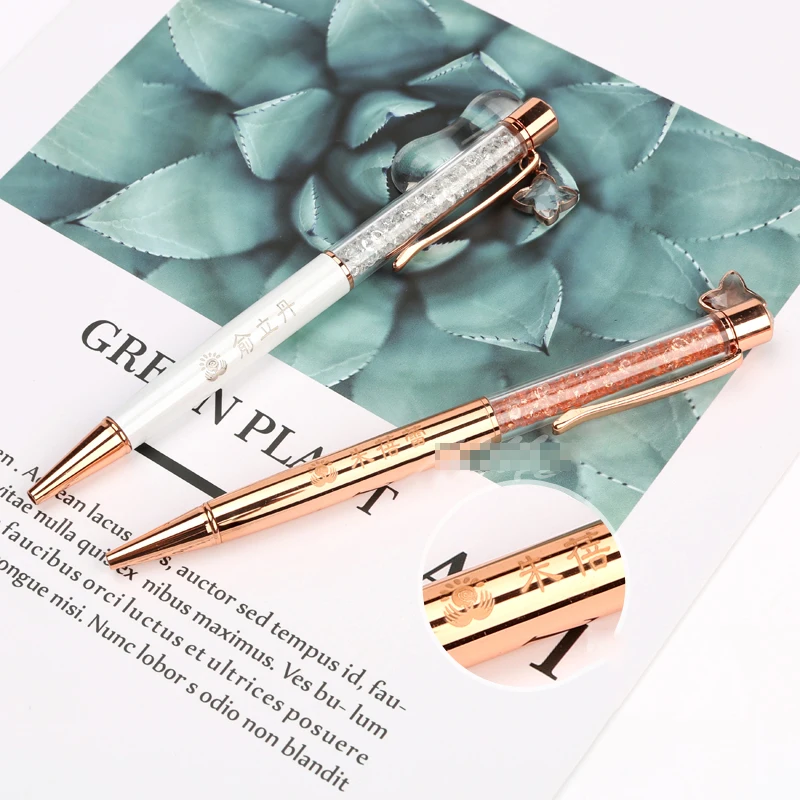 1 шт. шариковая ручка с изображением четырехлистного клевера 0 7 мм|Шариковые