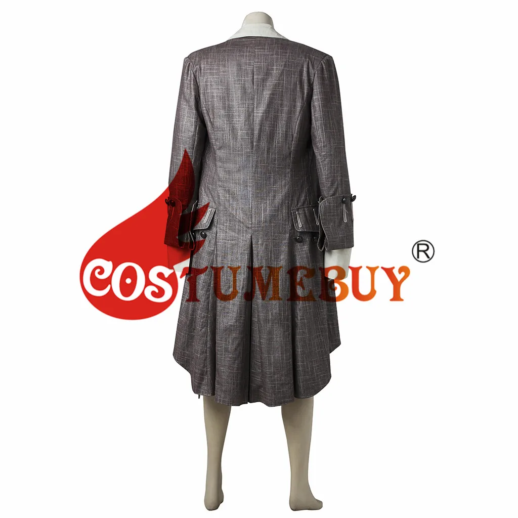 CostumeBuy капитан Джек Воробей куртка жилет брюки Пираты Карибы мертвецы скажите нет сказки Salazar's Revenge наряд L920