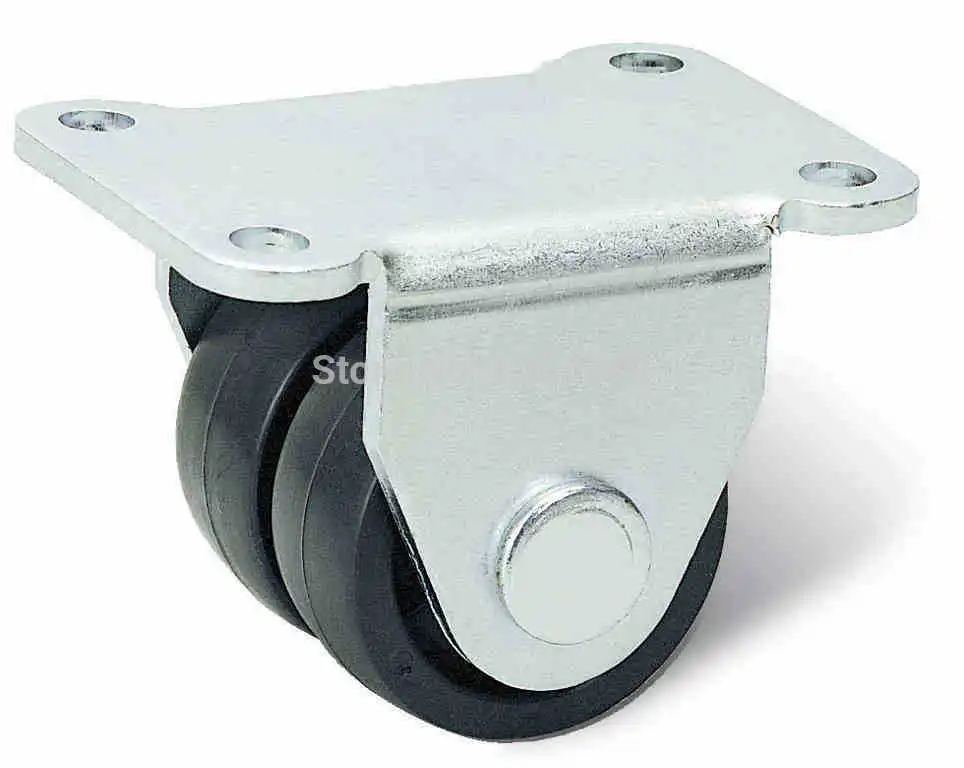 

free shipping caster nylon wheel Material Handling Equipment Part Horizontal adjustment supporting caster Trolley wheel hardwaer