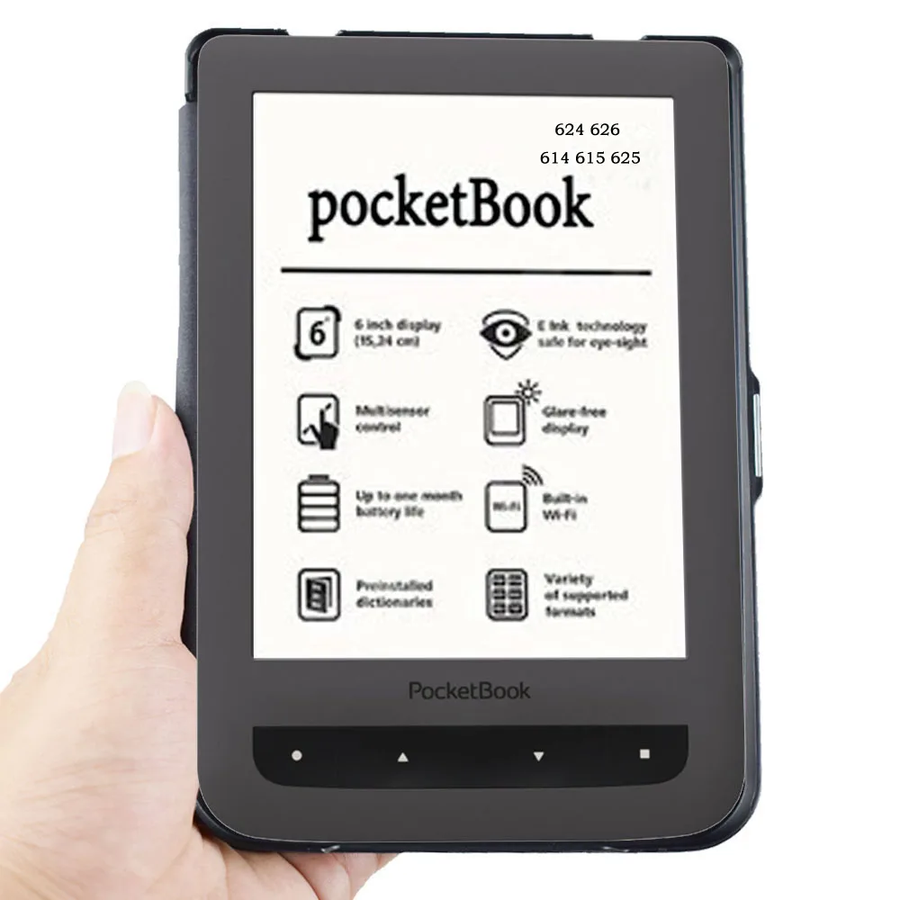 Чехол для PocketBook 624 626 чехол базовый touch Lux 2 электронная книга кожаная сумка также