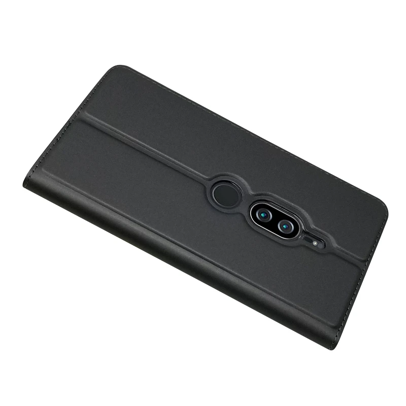 Чехол Etui для Soni Experia XZ2 Premium Роскошный кожаный флип кошелек чехол телефона Sony Xperia