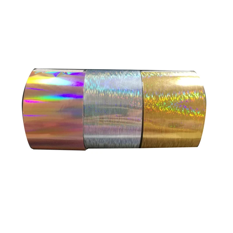 

1Roll Nail Art Transfer Foil Sticker Set 4cmX120m Holographic Gold |Silver| Rose Gold Foils Nail Decals Metallic Nail Foil CNZ02