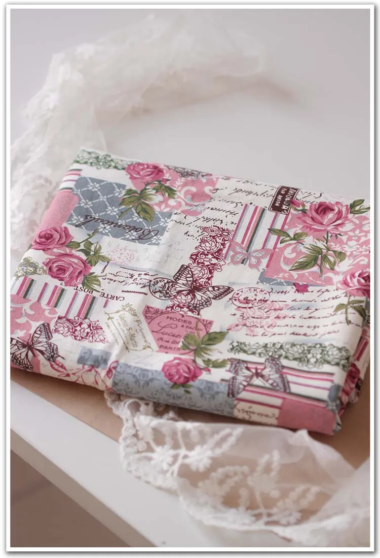 Новая однотонная ткань хлопок очаровательные пакеты Лоскутная Ткань ручная