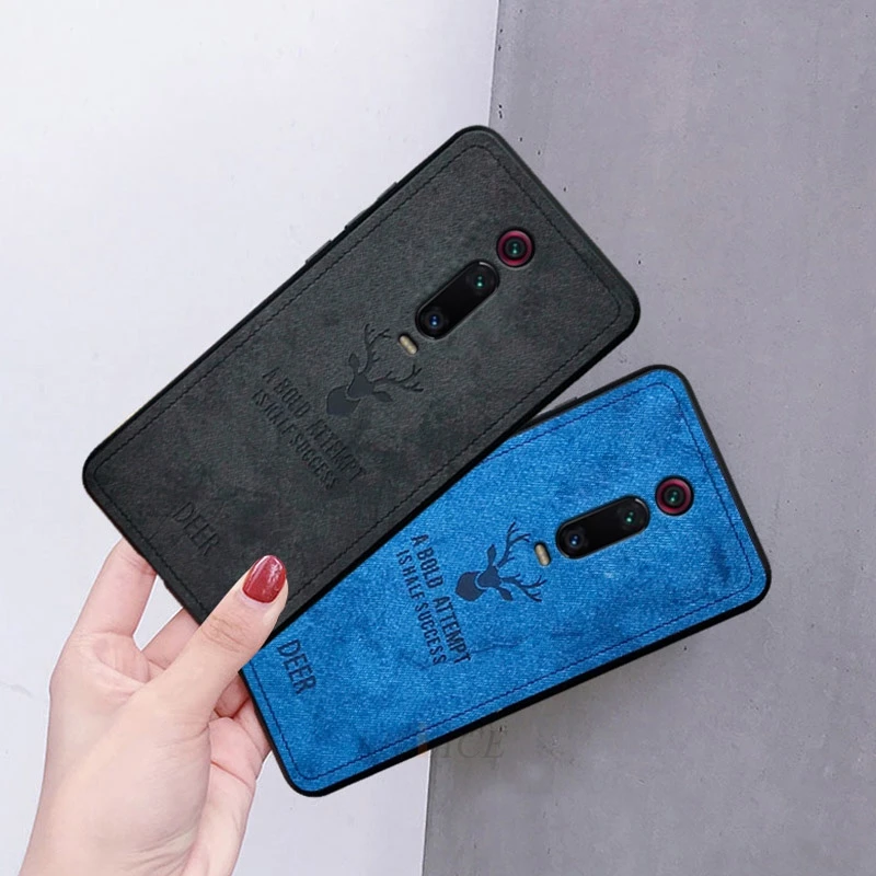 Чехлы для xiaomi redmi k20 pro 3D олень ткань противоударный чехол телефона mi 9t Ретро кожа