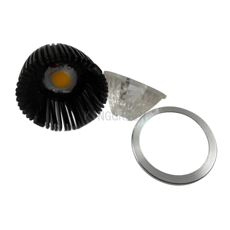 

100X Wholesale E27/E14/GU10/MR16 7W cob led spot light with led lens for indoor lighting express free shipping