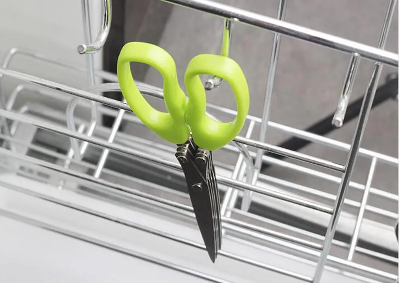 Кухонные Многослойные ножницы кухонный нож из нержавеющей стали эффективная