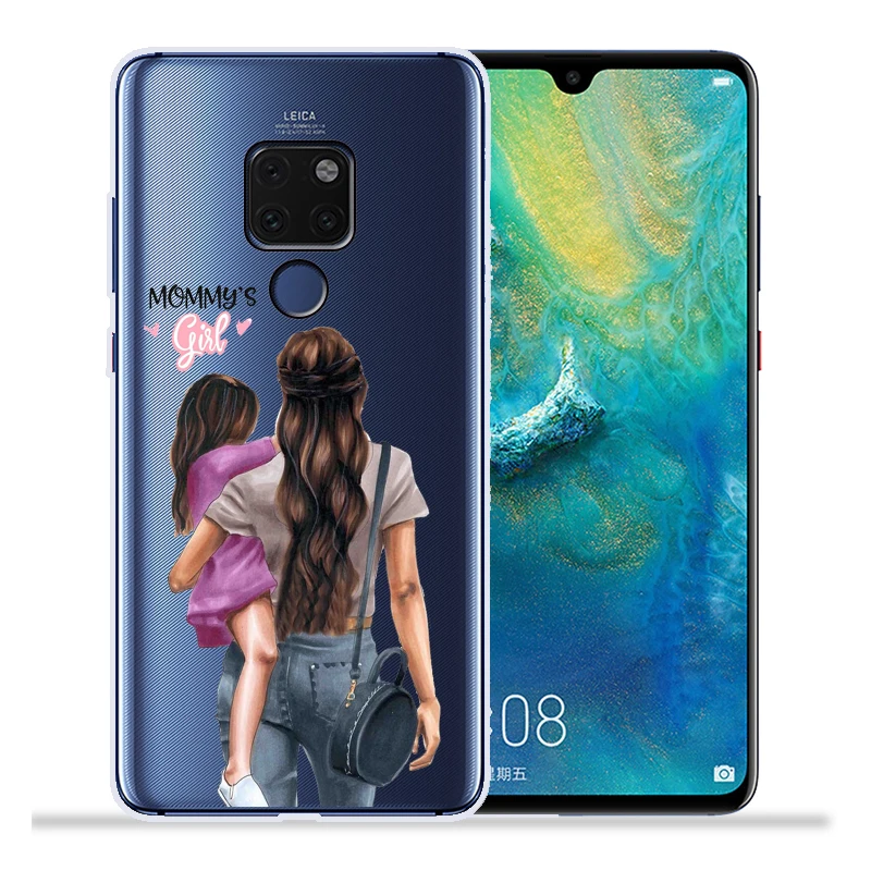 05 Модный чехол для телефона с изображением супермамы, папы и дочки для huawei mate 20 Lite Pro mate 9 10 Lite Pro Nova 2 Plus Nova3 Nova3i Etui - Цвет: 05
