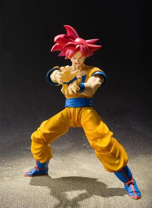 16 см Dragon Ball Z Супер Саян Гоку суставы аниме фигурка ПВХ Новая коллекция Коллекция игрушечных фигурок для подарка на Рождество