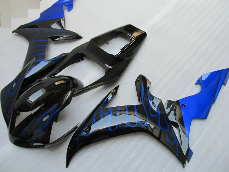 Мотоцикл обтекатель комплект для YAMAHA YZFR1 02 03 YZF R1 2002 2003 YZF1000 yzfr1 ABS Синий Пламя