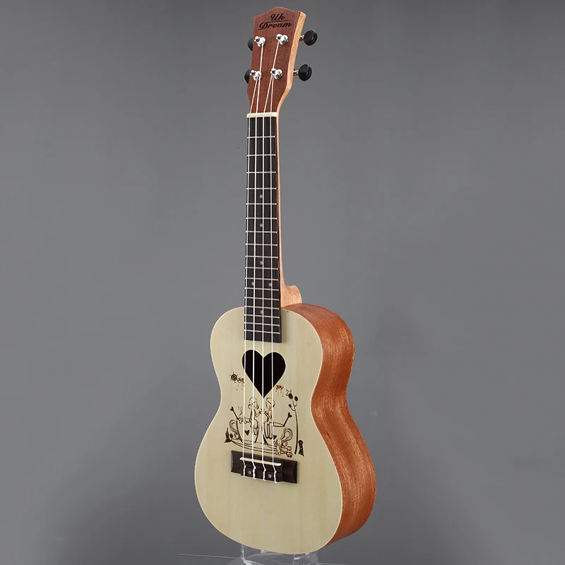 Укулеле деревянные 23 дюймовые гитары бразильская инициатива адаптерия