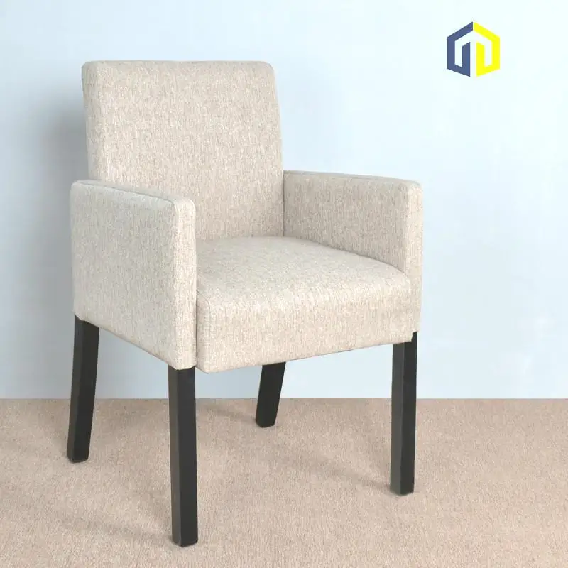 Стул для ресторана в стиле ретро столовое кресло из высококачественной льняной