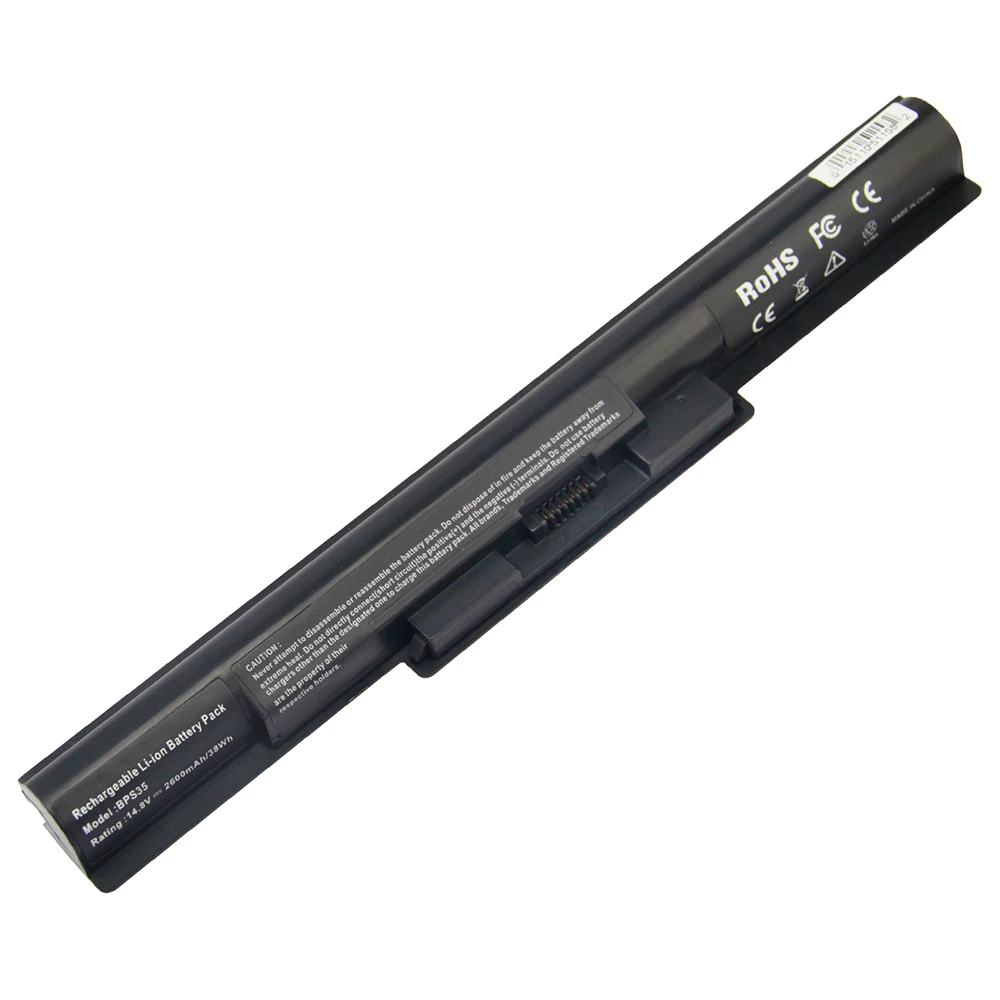 Аккумулятор для ноутбука Sony 2600 мАч VGP BPS35A BPS35 14E 15E SVF1421V3CB VAIO Fit Series 15E|Аккумуляторы