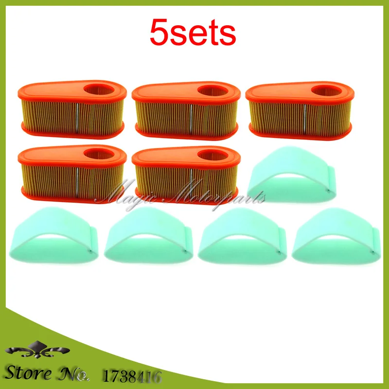 5x набор воздушных фильтров для Briggs & Stratton 795066 796254 111P02 111P05 112P02 серии 7 75 8 50 Модель