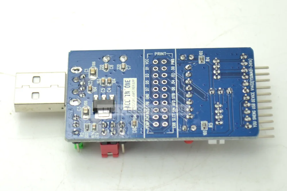Серийный адаптер Все в 1 с USB на SPI/I2C/IIC/UART/TTL/ISP | Инструменты