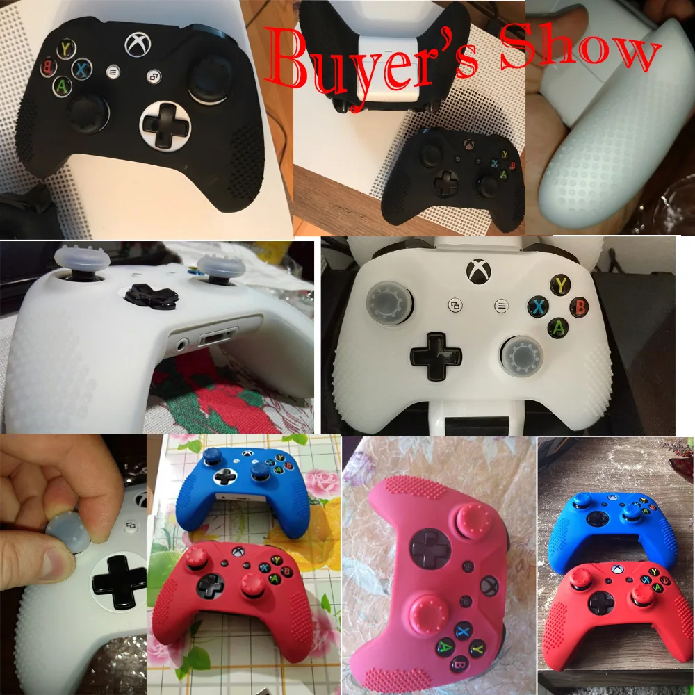 Силиконовый защитный чехол Bevigac для геймпада PS4/Xbox One S Slim X с 2 колпачками стиков|shell
