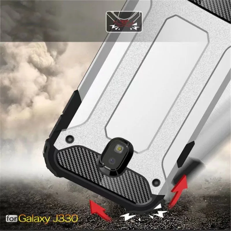Чехол Micgita для samsung Galaxy J3 2017 J330G/DS Armor TPU PC жесткий чехол противоударный полный