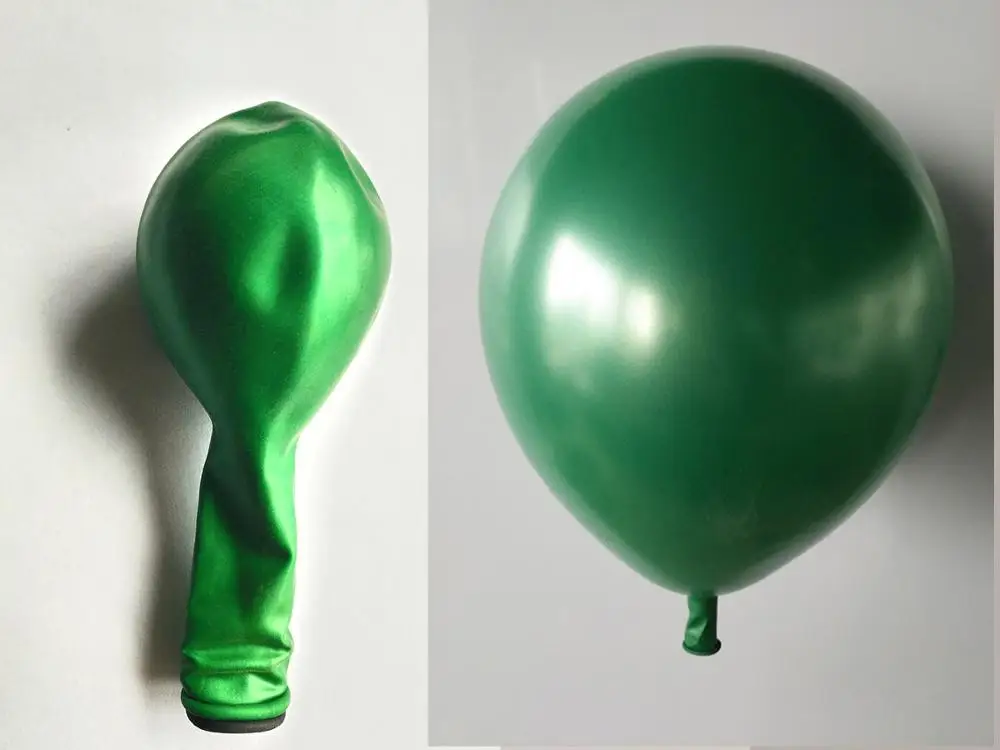 green Перламутровые латексные шары, 5 шт., для дня рождения, Декор, шары для дня рождения, украшения для вечеринки, Детские шары для Дня Святого Валентина, Globos - Цвет: green