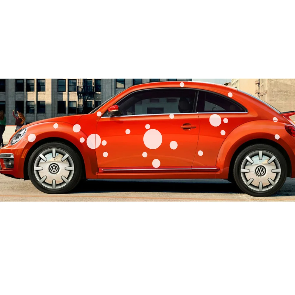 На заказ для мини smart beetle стикер 44 шт. автомобильные точки тела в горошек стильные
