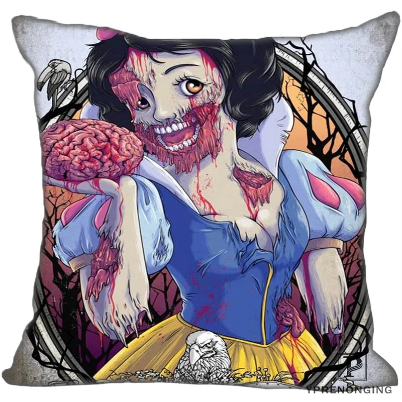 Лучший заказ zombie_mermaid (1) Наволочка на подушку спальня домашняя квадратная молнии