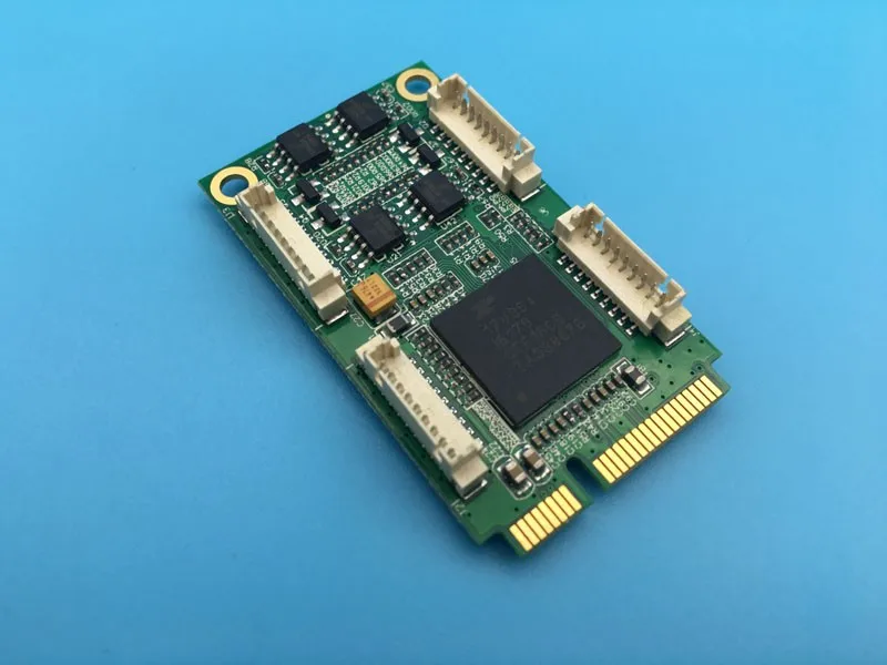 Мини PCI Express 4 Порты RS422 RS485 Контроллер промышленный Серийный адаптер DB9 контактный